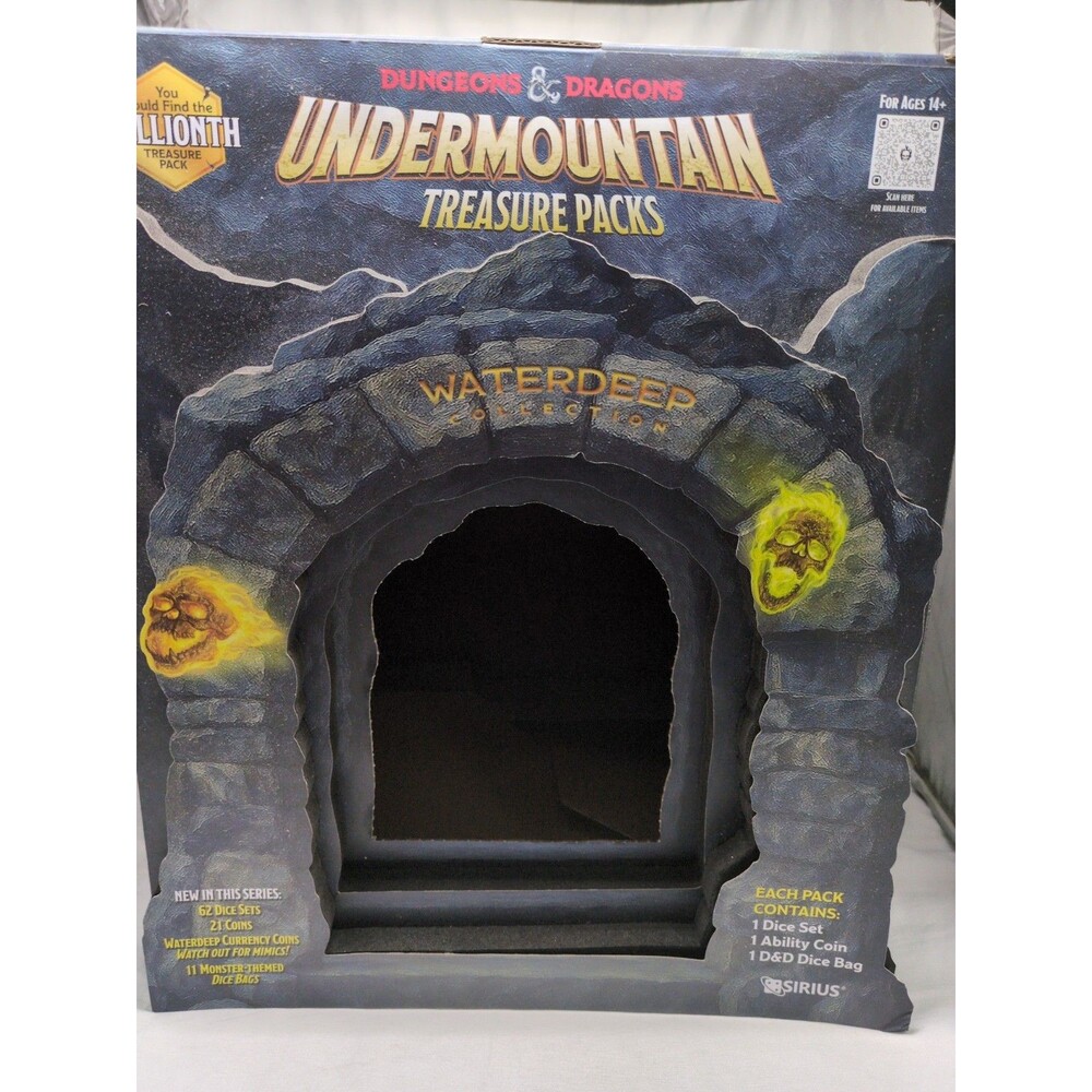 *Display Only* Dungeons And Dragons Undermountain Treasure Packs Display Only